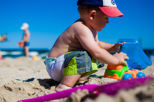 Boy at the beach