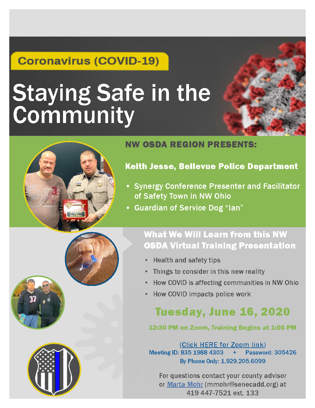 OSDA Regional Training Erie County Board of Developmental Disabilities