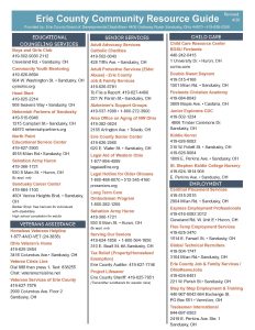 Erie County Community Resource Guide Page 1