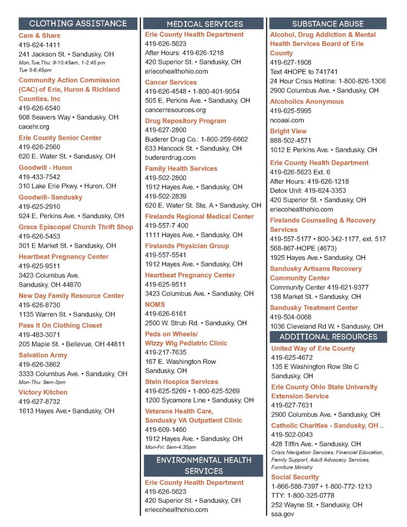 Erie County Community Resource Guide Page 6